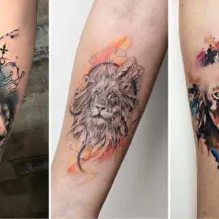 Die besten 3D Löwen Tattoo Designs für den Arm