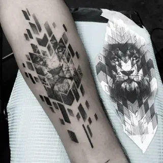 Abstrakte Arm Tattoo Designs