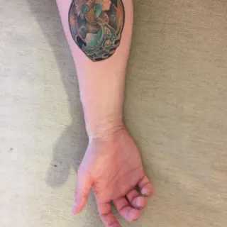 Baldurs rechter Arm Tattoo