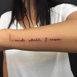 Die besten Tattoo-Zitate für den Arm