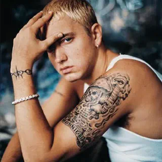 Eminems linker Arm Tattoo
