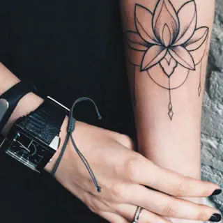 Lotus Arm Tattoo Designs