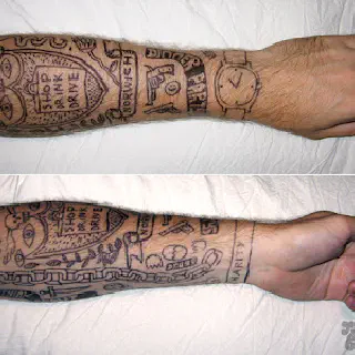 Scooter Gennett und sein rechter Arm Tattoo