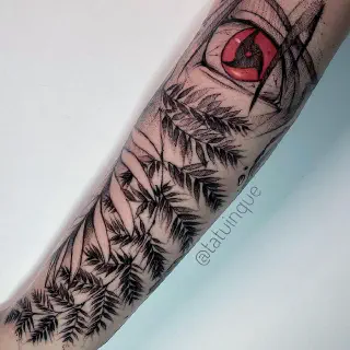 Das Sharingan Arm Tattoo - Eine in die Haut geätzte Kunst