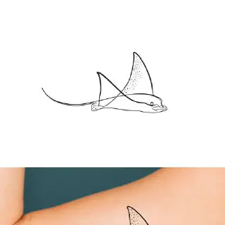 Stingray Arm Tattoo: Bedeutung und Designideen