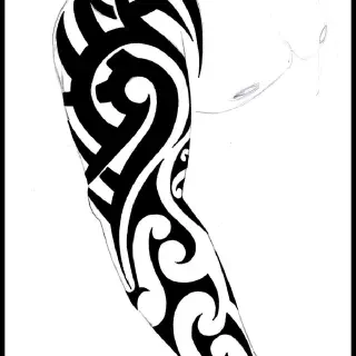 Tribal Arm Tattoo Zeichnungen