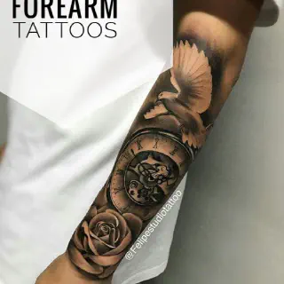 Viertelarm Tattoo Designs