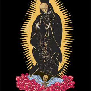 Die Jungfrau von Guadalupe als Arm Tattoo