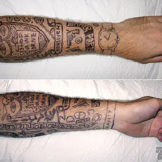 Wie man ein Arm Tattoo macht