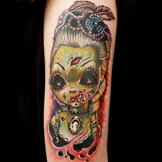 Zombie Arm Tattoo: Eine gruselige Wahl für Körperkunst
